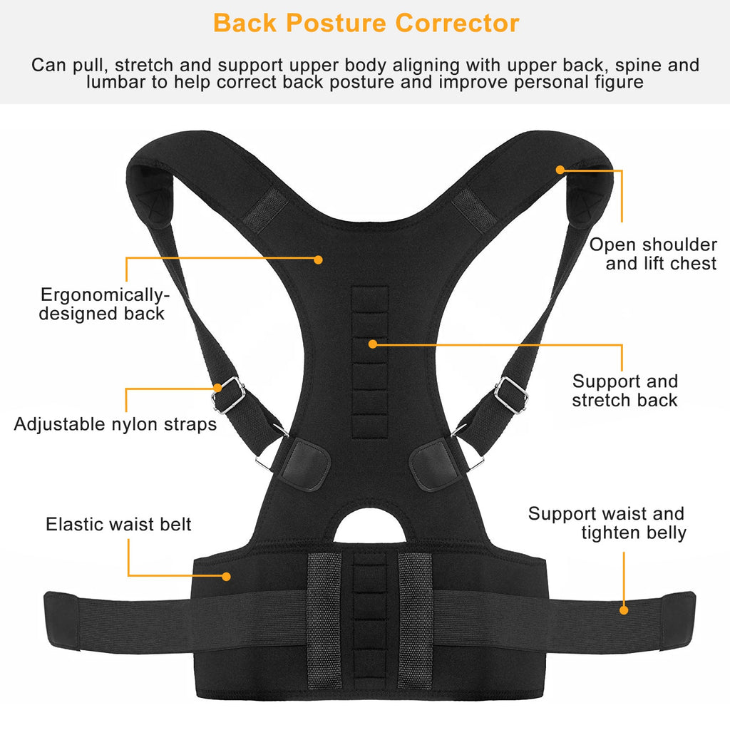 Posture Corrector Belt for Men & Women – Back Support & Pain Relief