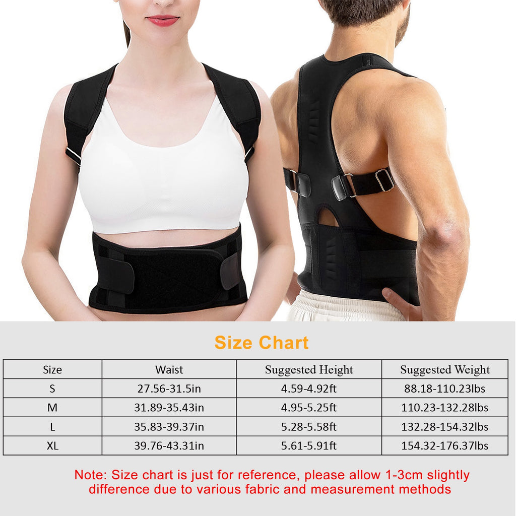 Posture Corrector Belt for Men & Women – Back Support & Pain Relief